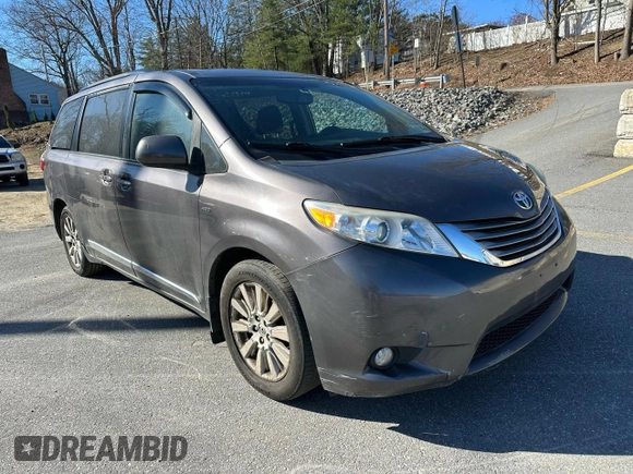 2016 Toyota Sienna Ltd with VIN 5TDDK3DC2GS130094, listed as a Copart auction lot 52756945 with 273,870 mi miles and Clean Title. Bid and sale history available at carsss.com. Image 4.