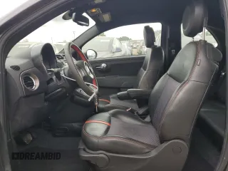 2015 FIAT 500e with VIN 3C3CFFGE1FT522913, listed as a Copart auction lot 54573405 with 37,964 mi miles and Salvage Title. Bid and sale history available at carsss.com. Image 7.
