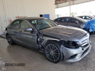 2021 Mercedes-Benz C 300 with VIN W1KWF8DB0MR652336, listed as a Copart auction lot 50936485 with 44,266 mi miles and Salvage Title. Bid and sale history available at carsss.com. Image 4.
