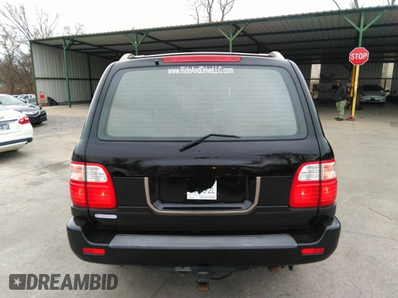 2000 Lexus LX 470 with VIN JT6HT00W8Y0100087, listed as a IAAI auction lot 41762294 with 274,720 mi miles and . Bid and sale history available at carsss.com. Image 15.