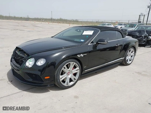 2016 Bentley Continental GT V8 S with VIN SCBGH3ZA1GC052477, listed as a IAAI auction lot 41830069 with 18,285 mi miles. Bid and sale history available at carsss.com. Image 2.