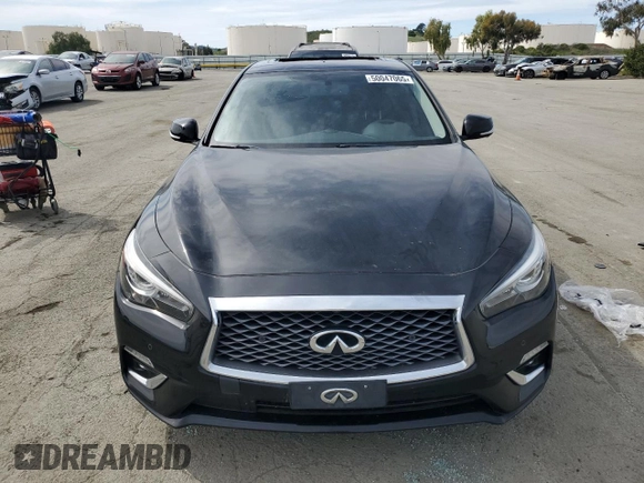 2020 Infiniti Q50 Luxe z VIN JN1EV7AR1LM250098, wystawiony jako Copart lot #50047065 z przebiegiem 40 447 mil mil oraz Szkoda całkowita • Salvage title. Historia ofert i sprzedaży dostępna na DreamBid. Obrazek 5.