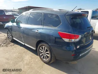 2015 Nissan Pathfinder Platinum with VIN 5N1AR2MM9FC668756, listed as a IAAI auction lot 41346842 with 105,875 mi miles. Bid and sale history available at carsss.com. Image 3.