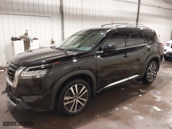 2022 Nissan Pathfinder Platinum with VIN 5N1DR3DJ4NC259359, listed as a IAAI auction lot 41412742 with 39,814 mi miles. Bid and sale history available at carsss.com. Image 19.