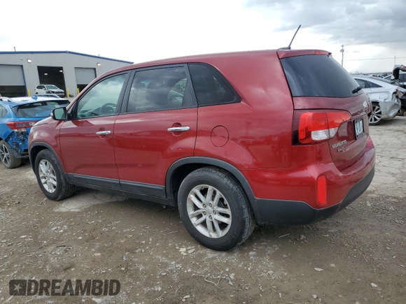2015 Kia Sorento LX with VIN 5XYKT3A61FG567129, listed as a Copart auction lot 47701375 with 195,130 mi miles and Clean Title. Bid and sale history available at DreamBid. Image 2.
