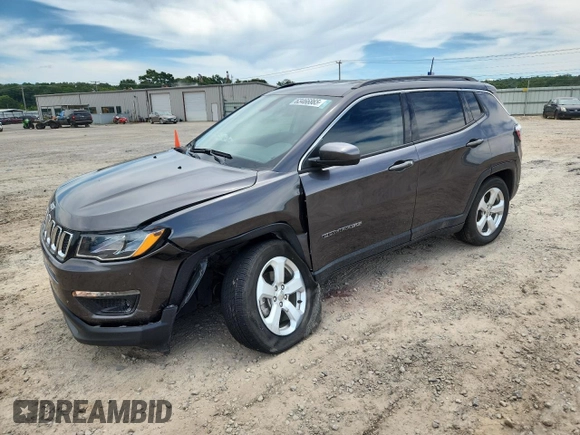 2020 Jeep Compass Latitude z VIN 3C4NJCBB8LT169922, wystawiony jako Copart lot #63466865 z przebiegiem 129 245 mil mil oraz Szkoda całkowita • Salvage title. Historia ofert i sprzedaży dostępna na DreamBid. Obrazek 1.