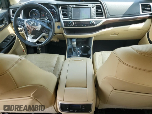 2014 Toyota Highlander Limited with VIN 5TDDCRFH7ES006618, listed as a Copart auction lot 59916665 with 56,290 mi miles and Salvage title. Bid and sale history available at DreamBid. Image 8.