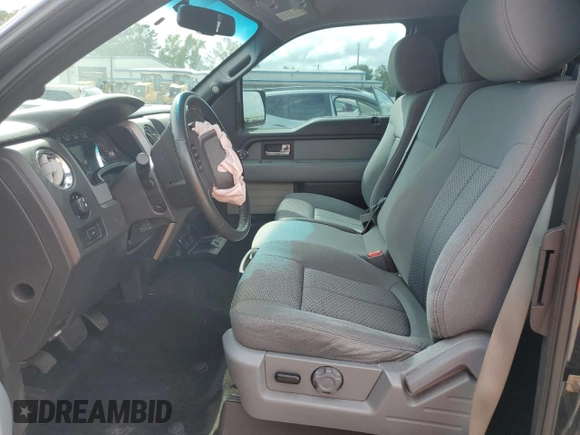 2013 Ford F-150 XL with VIN 1FTEX1CM8DFA85565, listed as a Copart auction lot 60557285 with 100,814 mi miles and Salvage title. Bid and sale history available at DreamBid. Image 7.