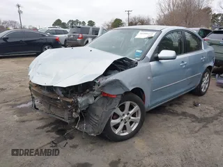 2008 Mazda 3 i Sport with VIN JM1BK32F981161314, listed as a IAAI auction lot 41509282 with 210,240 mi miles and . Bid and sale history available at DreamBid. Image 2.