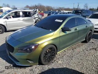 2019 Mercedes-Benz CLA with VIN WDDSJ4GB0KN725338, listed as a Copart auction lot 50787395 with 67,187 mi miles and Salvage Title. Bid and sale history available at carsss.com. Image 1.