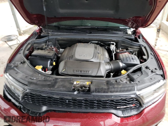 2022 Dodge Durango R/T with VIN 1C4SDHCT0NC217958, listed as a Copart auction lot 62936943 with 18,728 mi miles and Clean title. Bid and sale history available at DreamBid. Image 11.