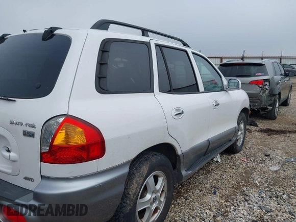 2003 Hyundai Santa Fe LX with VIN KM8SC73E23U536604, listed as a IAAI auction lot 41244086 with 193,213 mi miles. Bid and sale history available at carsss.com. Image 6.