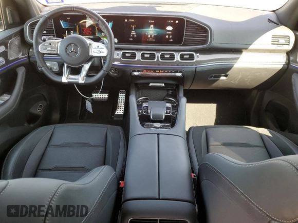 2023 Mercedes-Benz GLE 53 AMG with VIN 4JGFB6BB2PA865364, listed as a Copart auction lot 70387434 with 10,509 mi miles and Salvage title. Bid and sale history available at DreamBid. Image 8.