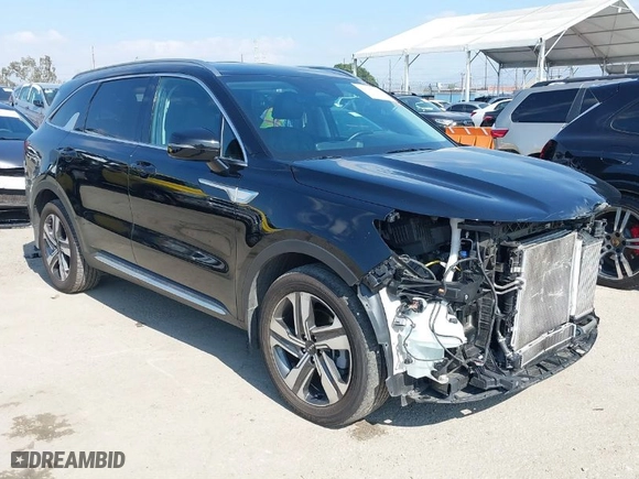 2023 Kia Sorento Hybrid EX with VIN KNDRHDLG4P5193721, listed as a IAAI auction lot 41545430 with 58,887 mi miles. Bid and sale history available at carsss.com. Image 1.