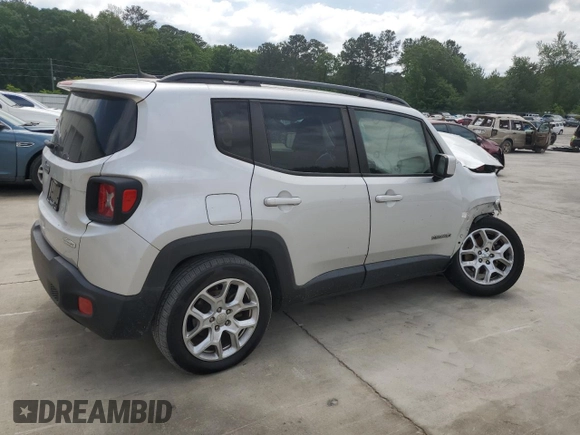 2018 Jeep Renegade Latitude with VIN ZACCJABB3JPH11802, listed as a Copart auction lot 54822645 with 130,541 mi miles and Salvage title. Bid and sale history available at DreamBid. Image 3.