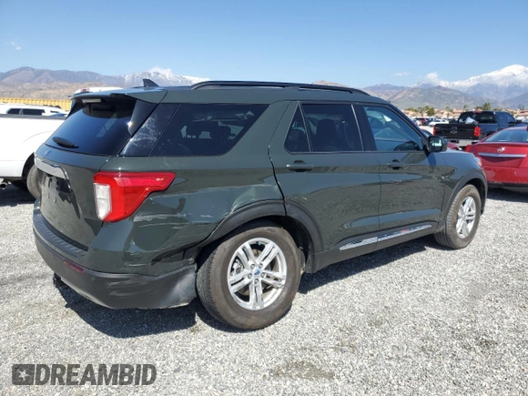 2023 Ford Explorer XLT with VIN 1FMSK7DH3PGC27644, listed as a Copart auction lot 49278375 with 13,391 mi miles and Salvage Title. Bid and sale history available at carsss.com. Image 3.