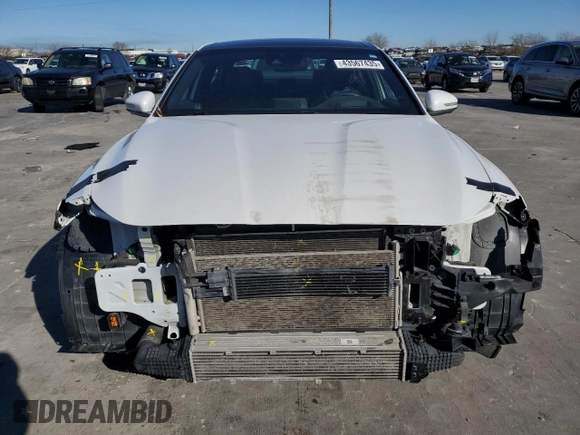 2021 Genesis G70 3.3T with VIN KMTG34LEXMU073395, listed as a Copart auction lot 43567435 with 149,093 mi miles and Salvage title. Bid and sale history available at DreamBid. Image 5.