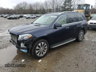 2017 Mercedes-Benz GLS with VIN 4JGDF6EE7HA766266, listed as a Copart auction lot 46186703 with 68,079 mi miles. Bid and sale history available at carsss.com. Image 1.