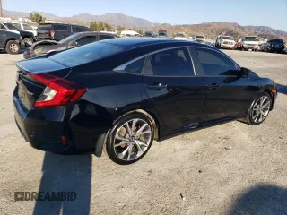 2020 Honda Civic Sedan Sport with VIN 2HGFC2F86LH506332, listed as a Copart auction lot 78668344 with 86,640 mi miles and Salvage Title. Bid and sale history available at carsss.com. Image 3.