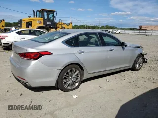 2019 Genesis G80 3.8L z VIN KMHGN4JE2KU300499, wystawiony jako Copart lot #57383175 z przebiegiem 37 228 mil mil oraz Szkoda całkowita • Salvage title. Historia ofert i sprzedaży dostępna na DreamBid. Obrazek 3.