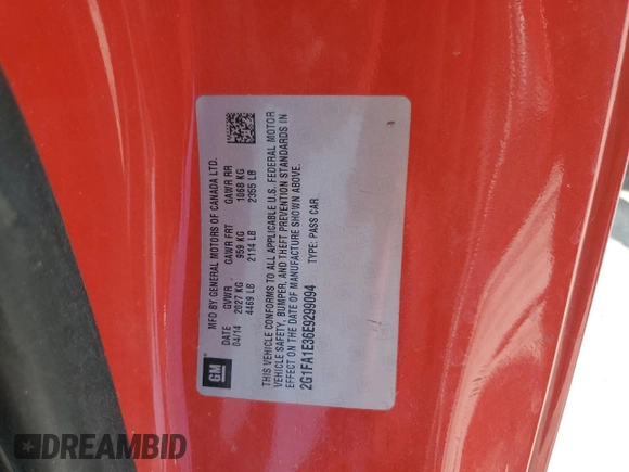 2014 Chevrolet Camaro LS z VIN 2G1FA1E36E9299094, wystawiony jako Copart lot #50928495 z przebiegiem 197 394 mil mil oraz Szkoda całkowita • Salvage title. Historia ofert i sprzedaży dostępna na DreamBid. Obrazek 15.