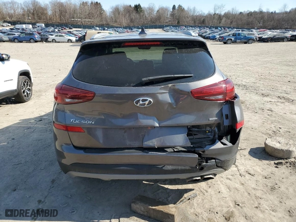 2020 Hyundai Tucson SEL with VIN KM8J3CAL8LU240816, listed as a Copart auction lot 48156885 with 55,173 mi miles and Salvage Title. Bid and sale history available at carsss.com. Image 6.