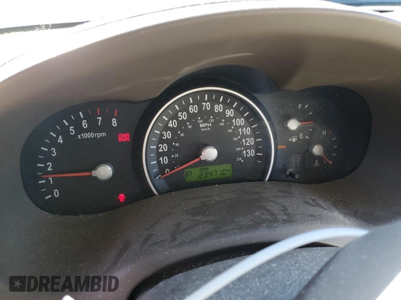2007 Kia Sedona LX with VIN KNDMB233476147961, listed as a Copart auction lot 48478215 with 234,710 mi miles and Salvage Title. Bid and sale history available at carsss.com. Image 9.