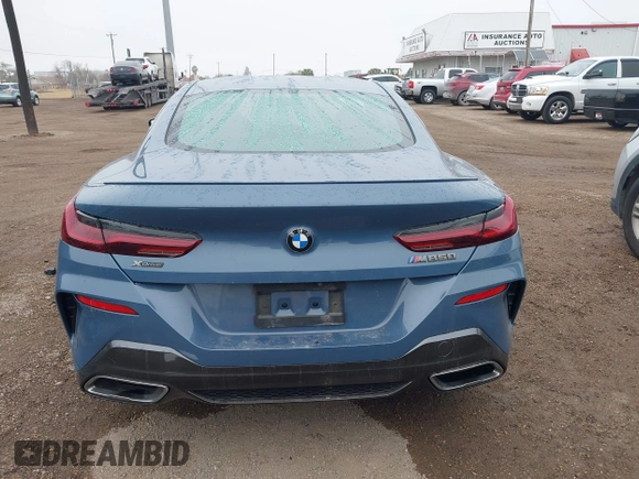 2020 BMW 8 Series M850i xDrive with VIN WBABC4C03LCE83098, listed as a IAAI auction lot 41430012 with 27,073 mi miles. Bid and sale history available at carsss.com. Image 17.