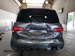 2017 Infiniti QX80 with VIN JN8AZ2NE1H9154366, listed as a Copart auction lot 59975204 with 130,499 mi miles and Salvage Title. Bid and sale history available at carsss.com. Image 6.