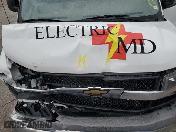 2022 Chevrolet Express Cargo with VIN 1GCWGAFP1N1177920, listed as a Copart auction lot 55304995 with 42,656 mi miles and Salvage title. Bid and sale history available at DreamBid. Image 12.