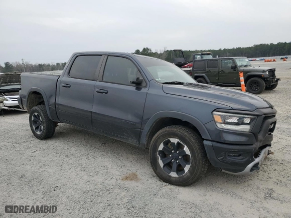 2019 Ram 1500 Sport with VIN 1C6SRFLT0KN844950, listed as a Copart auction lot 49076065 with 88,542 mi miles and Salvage Title. Bid and sale history available at carsss.com. Image 4.