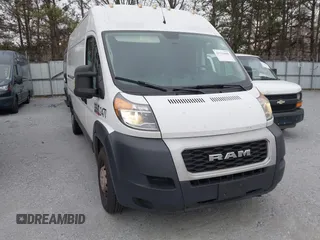 2020 Ram ProMaster Cargo with VIN 3C6TRVDG4LE101617, listed as a IAAI auction lot 41316488 with 413,443 mi miles. Bid and sale history available at carsss.com. Image 1.