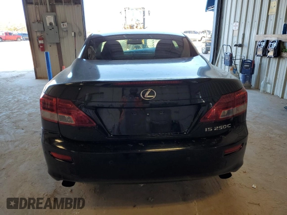2013 Lexus IS 250 C with VIN JTHFF2C2XD2528574, listed as a Copart auction lot 81268344 with Not provided miles and Salvage title. Bid and sale history available at DreamBid. Image 6.