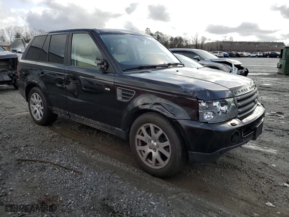 2008 Land Rover Range Rover Sport HSE with VIN SALSK254X8A148701, listed as a Copart auction lot 47537235 with 150,158 mi miles and Salvage Title. Bid and sale history available at carsss.com. Image 4.