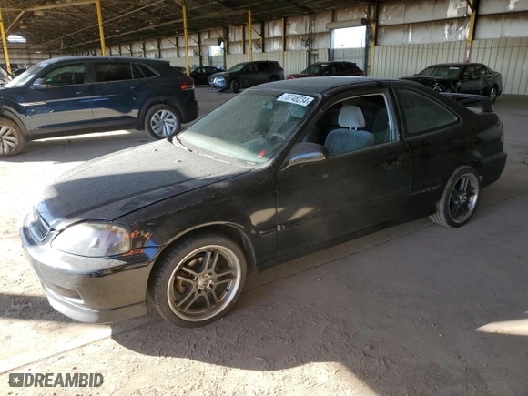 2000 Honda Civic Si with VIN 1HGEM1151YL003866, listed as a Copart auction lot 78748234 with 163,846 mi miles and Clean Title. Bid and sale history available at carsss.com. Image 1.