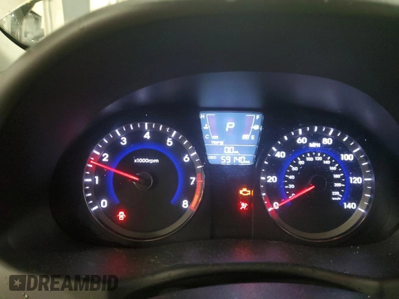 2012 Hyundai Accent SE z VIN KMHCU5AE4CU006515, wystawiony jako Copart lot #45956535 z przebiegiem 59 140 mil mil oraz Szkoda całkowita • Salvage title. Historia ofert i sprzedaży dostępna na DreamBid. Obrazek 9.