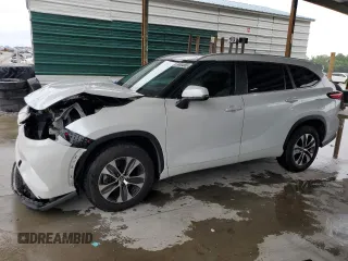 2023 Toyota Highlander L with VIN 5TDKDRAH8PS023507, listed as a Copart auction lot 58684065 with 50,294 mi miles and Salvage title. Bid and sale history available at DreamBid. Image 1.