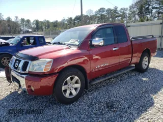 2006 Nissan Titan SE with VIN 1N6BA06A76N560001, listed as a Copart auction lot 48565925 with 154,696 mi miles and Salvage Title. Bid and sale history available at DreamBid. Image 1.