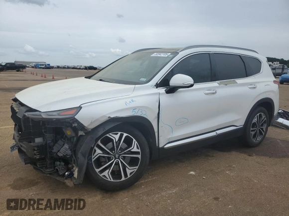 2019 Hyundai Santa Fe Ultimate with VIN 5NMS5CAAXKH018883, listed as a Copart auction lot 50942705 with 83,978 mi miles and Salvage Title. Bid and sale history available at carsss.com. Image 1.