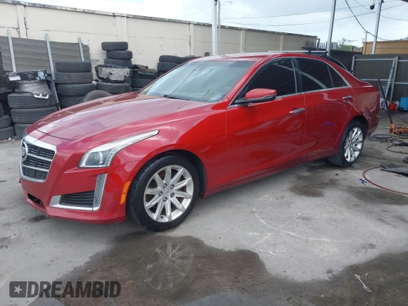 2014 Cadillac CTS Luxury RWD with VIN 1G6AR5SX6E0186302, listed as a IAAI auction lot 41733134 with 140,826 mi miles. Bid and sale history available at carsss.com. Image 2.