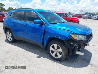 2018 Jeep Compass Latitude z VIN 3C4NJCBB4JT194846, wystawiony jako IAAI lot #42578076 z przebiegiem 71 665 mil mil oraz . Historia ofert i sprzedaży dostępna na DreamBid. Obrazek 1.