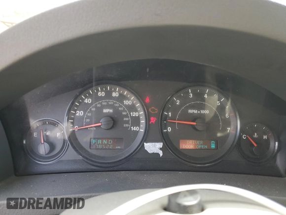 2005 Jeep Grand Cherokee with VIN 1J8HS48N55C658562, listed as a Copart auction lot 56601705 with 178,522 mi miles and Clean title. Bid and sale history available at DreamBid. Image 9.