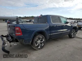 2020 Ram 1500 Limited with VIN 1C6SRFHT5LN389118, listed as a Copart auction lot 48781095 with 59,859 mi miles and Salvage Title. Bid and sale history available at carsss.com. Image 3.