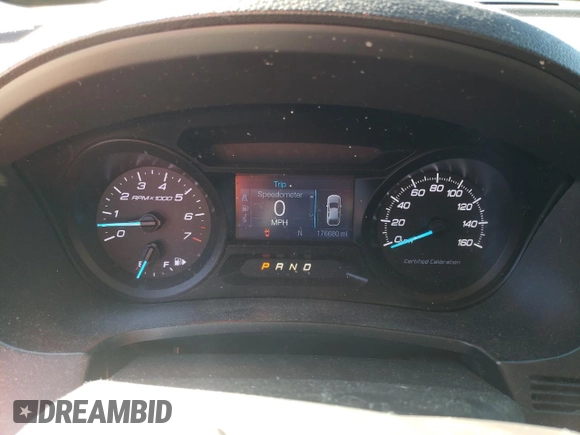 2014 Ford Utility Police Interceptor with VIN 1FM5K8AR4EGC13927, listed as a Copart auction lot 80695424 with 176,680 mi miles and Salvage Title. Bid and sale history available at carsss.com. Image 9.