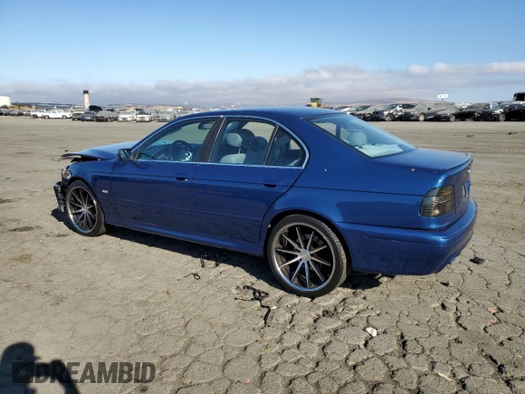 2001 BMW 5 Series 525iA with VIN WBADT43411GF55207, listed as a Copart auction lot 72247264 with 129,965 mi miles and Salvage Title. Bid and sale history available at carsss.com. Image 2.