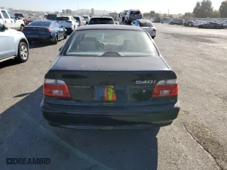 2002 BMW 5 Series 540iA with VIN WBADN63412GM74129, listed as a Copart auction lot 74437244 with 0 mi miles and Clean Title. Bid and sale history available at carsss.com. Image 6.