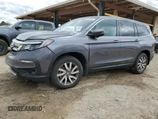 2021 Honda Pilot EX-L with VIN 5FNYF5H53MB013931, listed as a Copart auction lot 49470365 with 58,225 mi miles and Salvage Title. Bid and sale history available at carsss.com. Image 1.