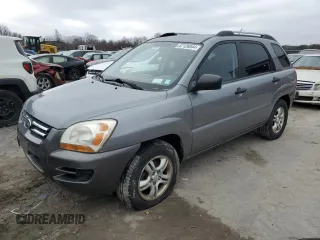 2008 Kia Sportage LX with VIN KNDJE723487453093, listed as a Copart auction lot 87126844 with 164,442 mi miles and Clean Title. Bid and sale history available at DreamBid. Image 1.