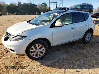 2013 Nissan Murano LE with VIN JN8AZ1MU8DW205411, listed as a Copart auction lot 85058194 with 170,676 mi miles and Salvage Title. Bid and sale history available at carsss.com. Image 1.