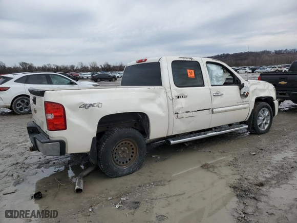 2012 Chevrolet Silverado 1500 LTZ with VIN 3GCPKTE73CG110945, listed as a Copart auction lot 46275095 with 174,246 mi miles and Salvage Title. Bid and sale history available at carsss.com. Image 3.